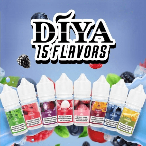 DIYA煙油 | 叮啞瓶裝小煙油30ml · 多種熱門口味 · 現貨供應:圖片 2