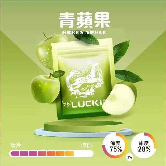 LUCKIN煙彈 | 幸運電子煙七彩發光霧化彈 · 3顆裝 · 通用一代主機 · 台灣現貨:圖片 4