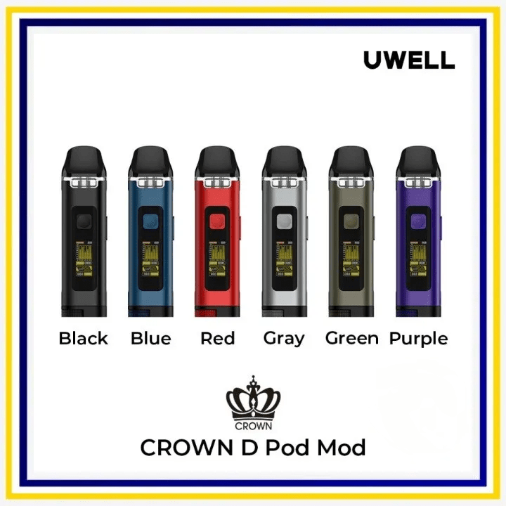 Uwell Crown D Pod Mod 35W 王冠聯名款註油主機空艙煙彈 | 2入装 | 台灣現貨供應