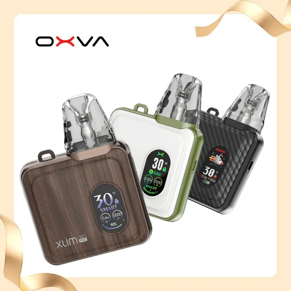 OXVA Xlim SQ Pro 小蠻牛電子煙主機煙彈空倉 | 迷你方形設計 · 智慧顯示螢幕