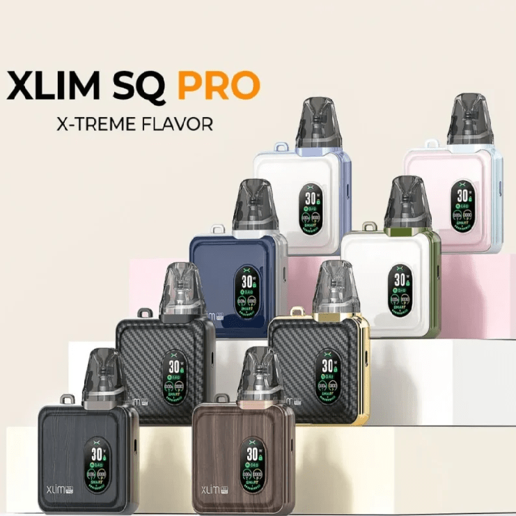 OXVA Xlim SQ Pro 小蠻牛電子煙主機煙彈空倉 | 迷你方形設計 · 智慧顯示螢幕:圖片 2